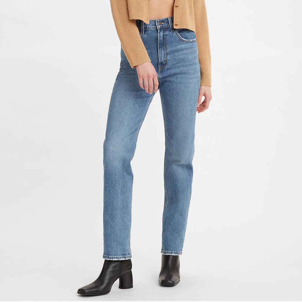 Levi’s 70s high rise slim straight jeans